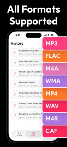 Audio Converter・MP3 Converter iPhone screenshot