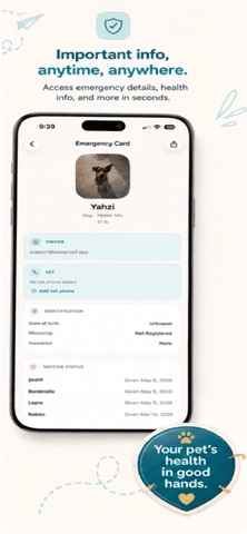 PawProof: Pet Vaccine Tracker screenshot