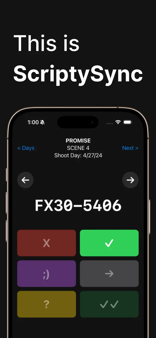 #1. ScriptySync (iOS) Ved: Lukas Leu