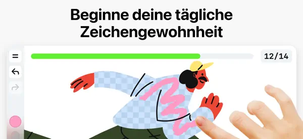 ArtWorkout - Zeichnen Lernen iPhone App Screenshot 3 – Bildung