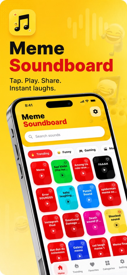 #1. Brainrot Soundboard: Memes Box (iOS) Tekijänä: Ebenezer Oteng