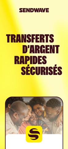Sendwave : transferts d’argent App Store preview screenshot 1