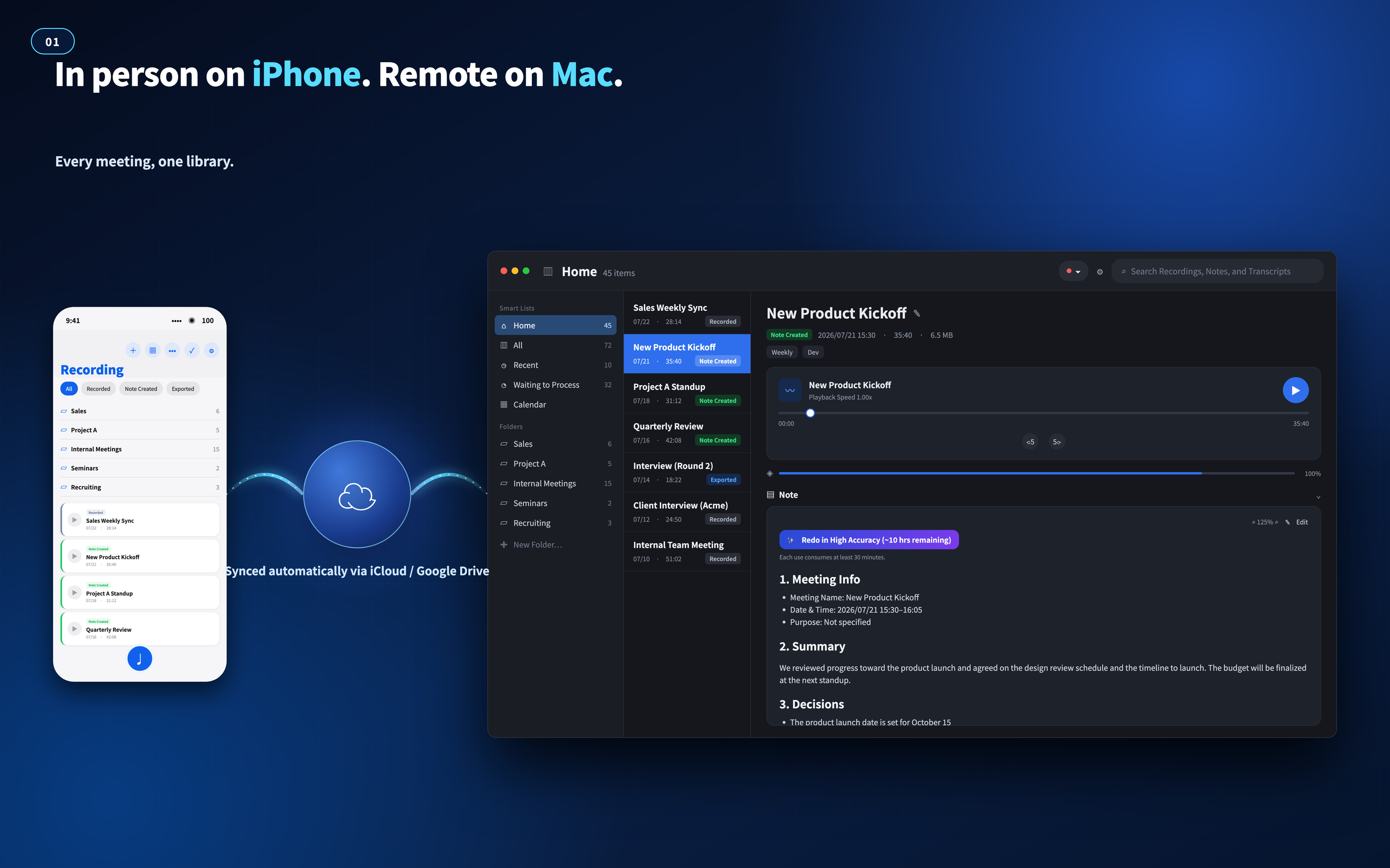 VoiceMemoAI: Meeting Recorder screenshot 14
