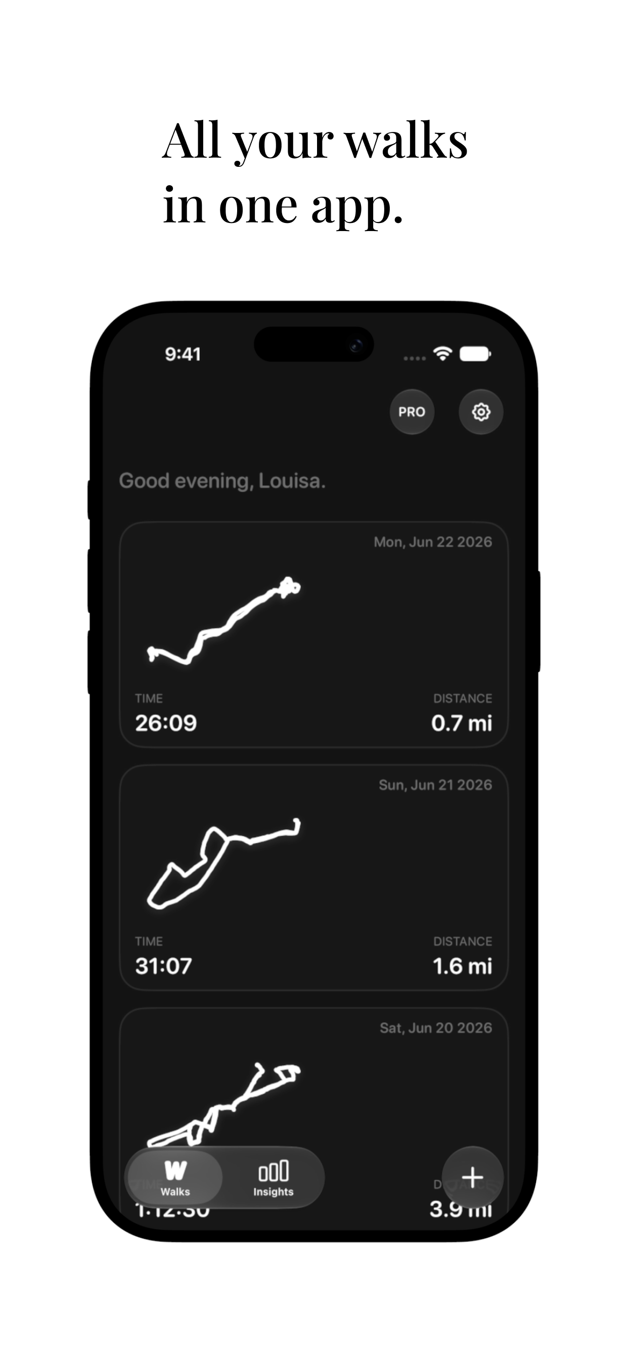 Walk: Route Tracker screenshot 2