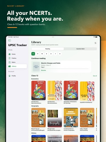 UPSC Tracker:Prelims Mains PYQ iPad screenshot