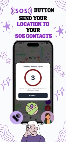 Noxentry: Safety Map & SOS iPhone screenshot