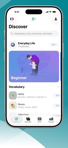 Learn French: for Beginners iPhone screenshot
