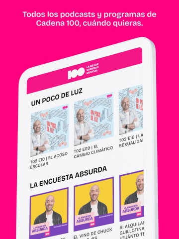Cadena 100 iPad screenshot 3