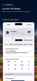 Widget Baseball screenshot 4