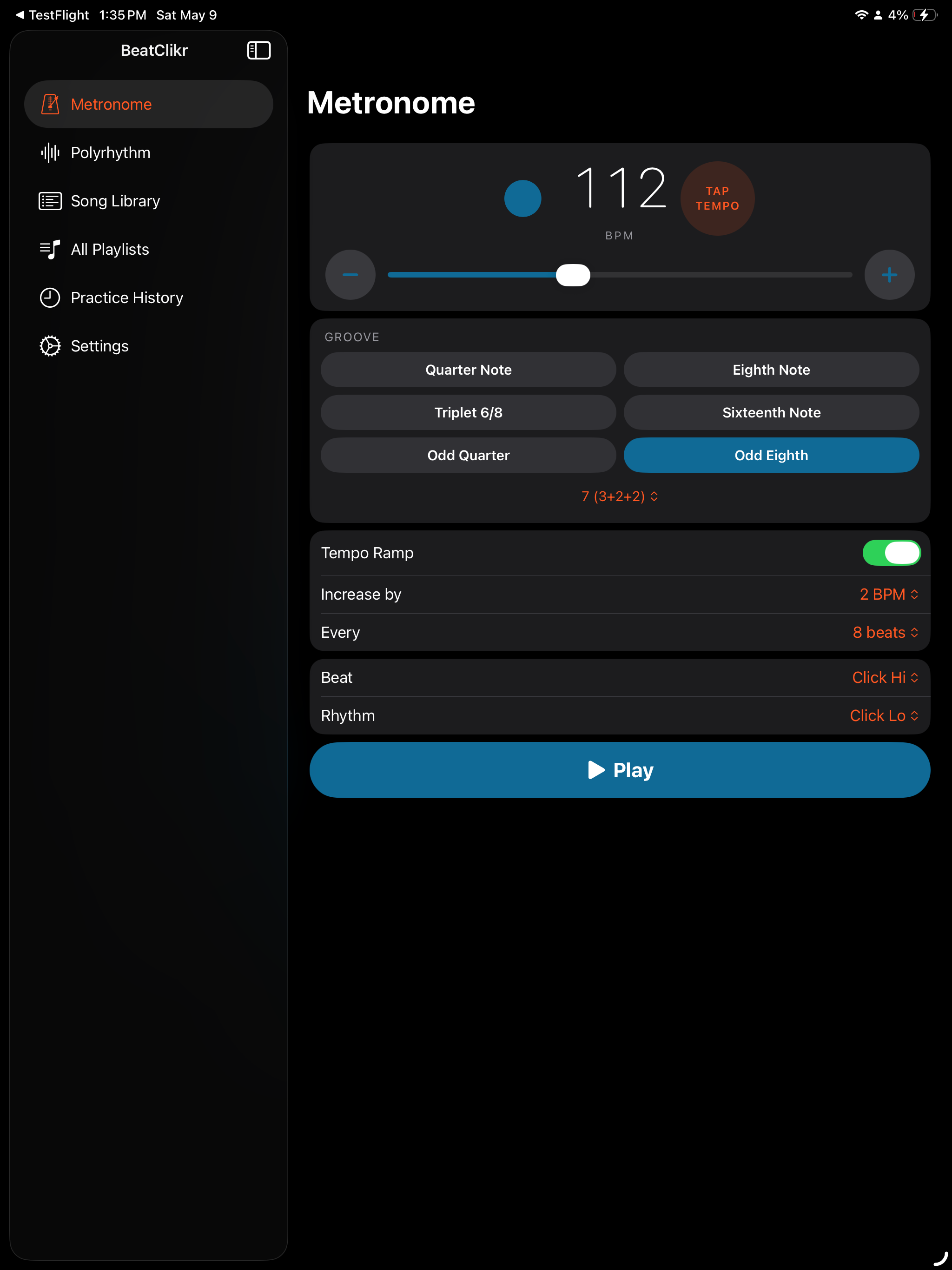 BeatClikr: Live Metronome screenshot 12