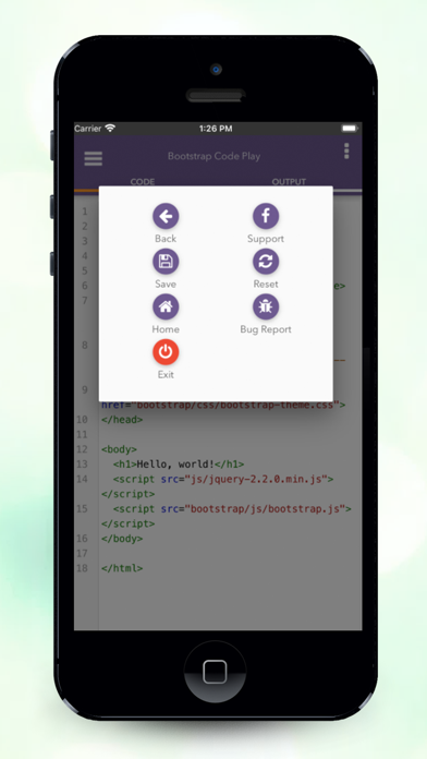 Bootstrap Code Play app screenshot 3