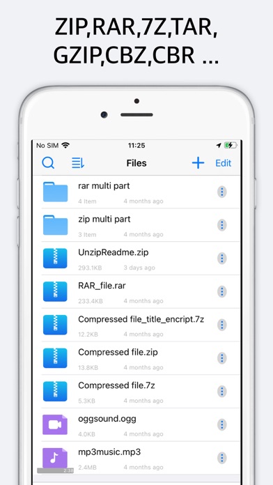 Unzip - zip file opener Screenshot