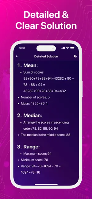 Statistics Solver: Stat Helper screenshot 3