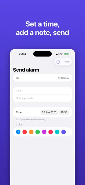 Send Alarm – Wake a Friend screenshot 3