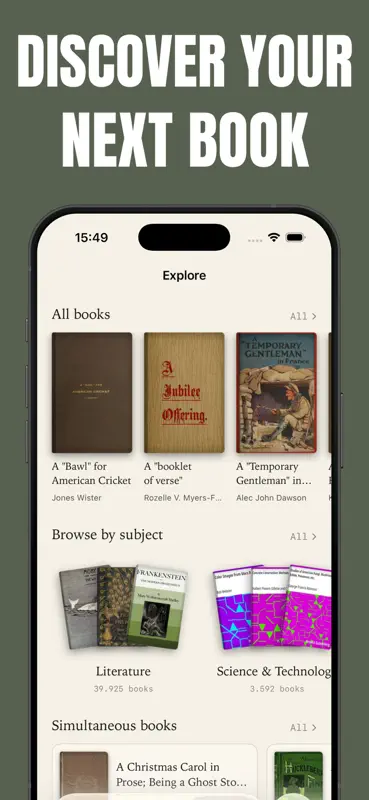 Project Gutenberg eBook Reader screenshot 7 of 7