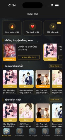 Truyện Chữ - Đọc Offline iPhone screenshot 1