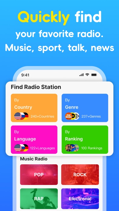 Screenshot 2 of FM Radio – Live Stations App