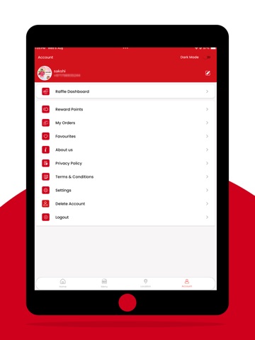 Buns App iPad screenshot