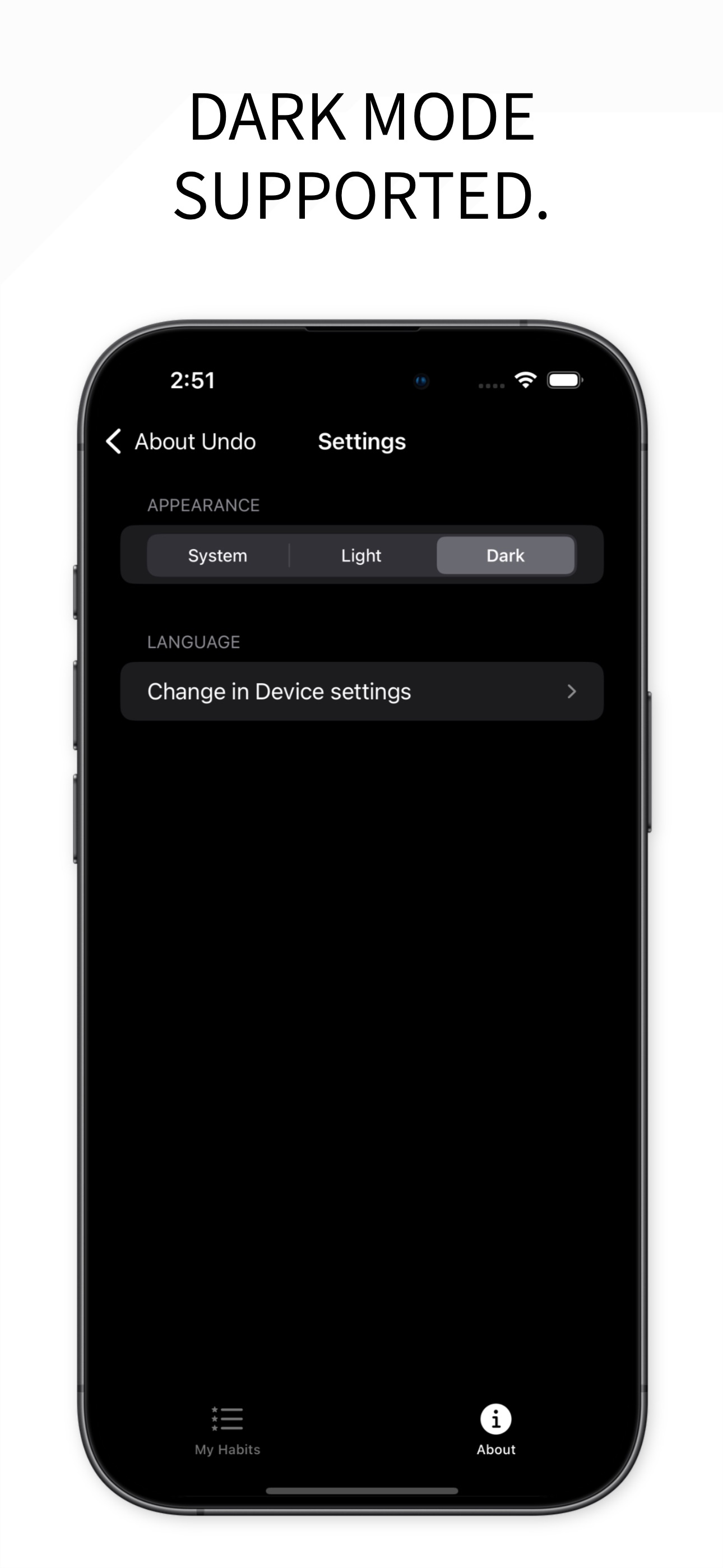 Undo: Habit Tracker