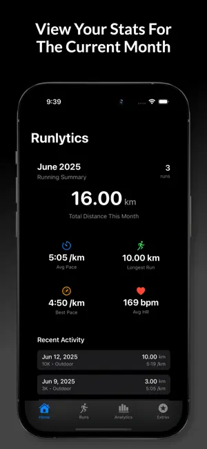 Runlytics screenshot 1