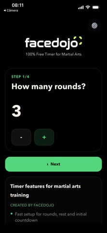 Facedojo Fight Timer Screenshot 1 of 6