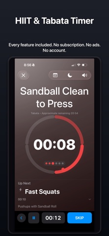 Workout Me: HIIT & Tabata Screenshot 1 of 6
