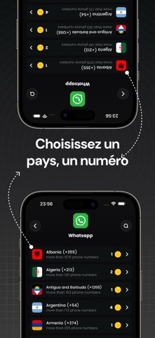 Numéro de vérification SMS iPhone screenshot 3