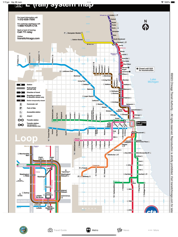 Screenshot #6 pour Chicago Guide and Subway map