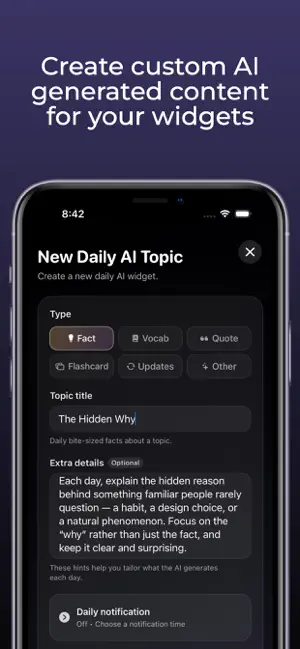 AI Widget Daily screenshot 1