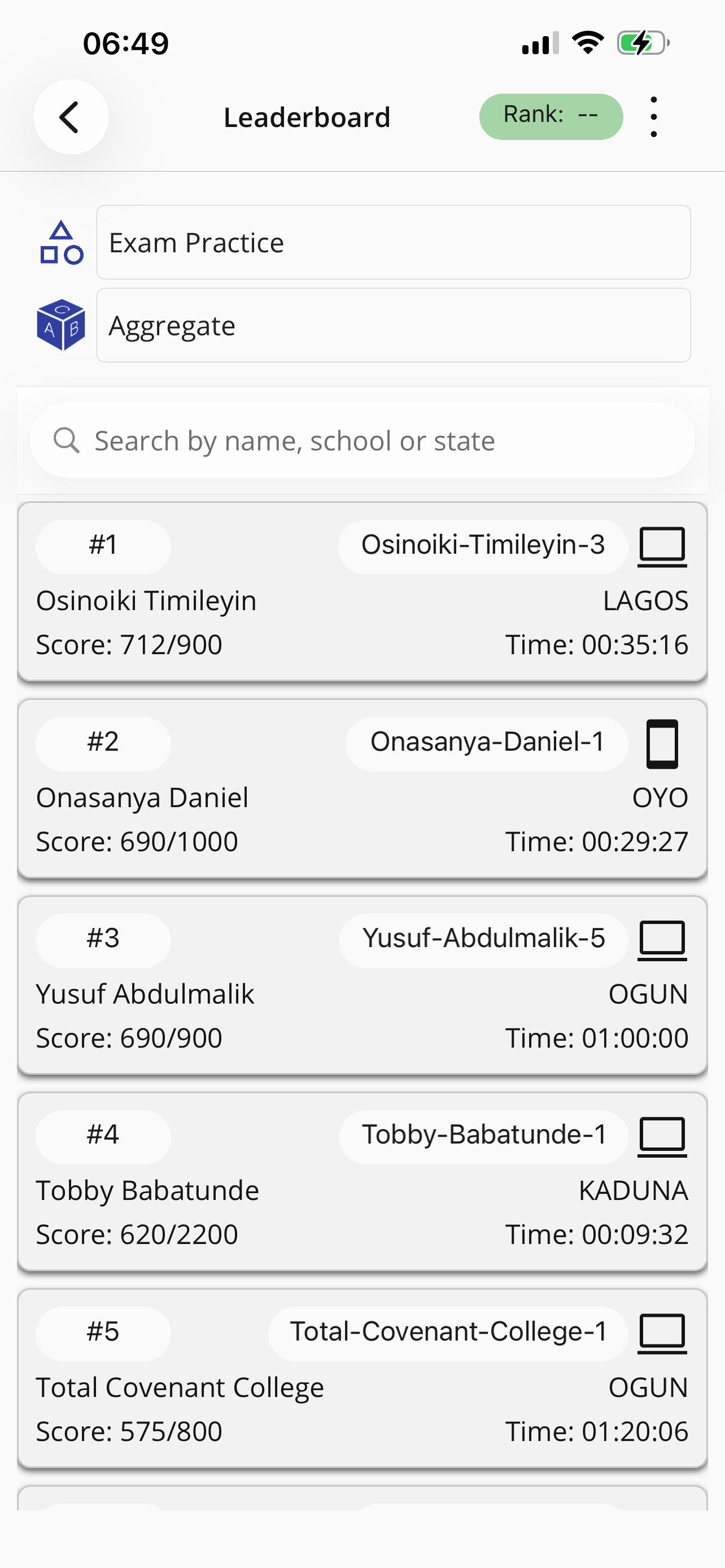 O3SCHOOLS SSCE APP