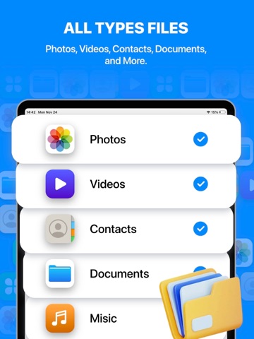 AI Transfer - OS Transfer iPad screenshot
