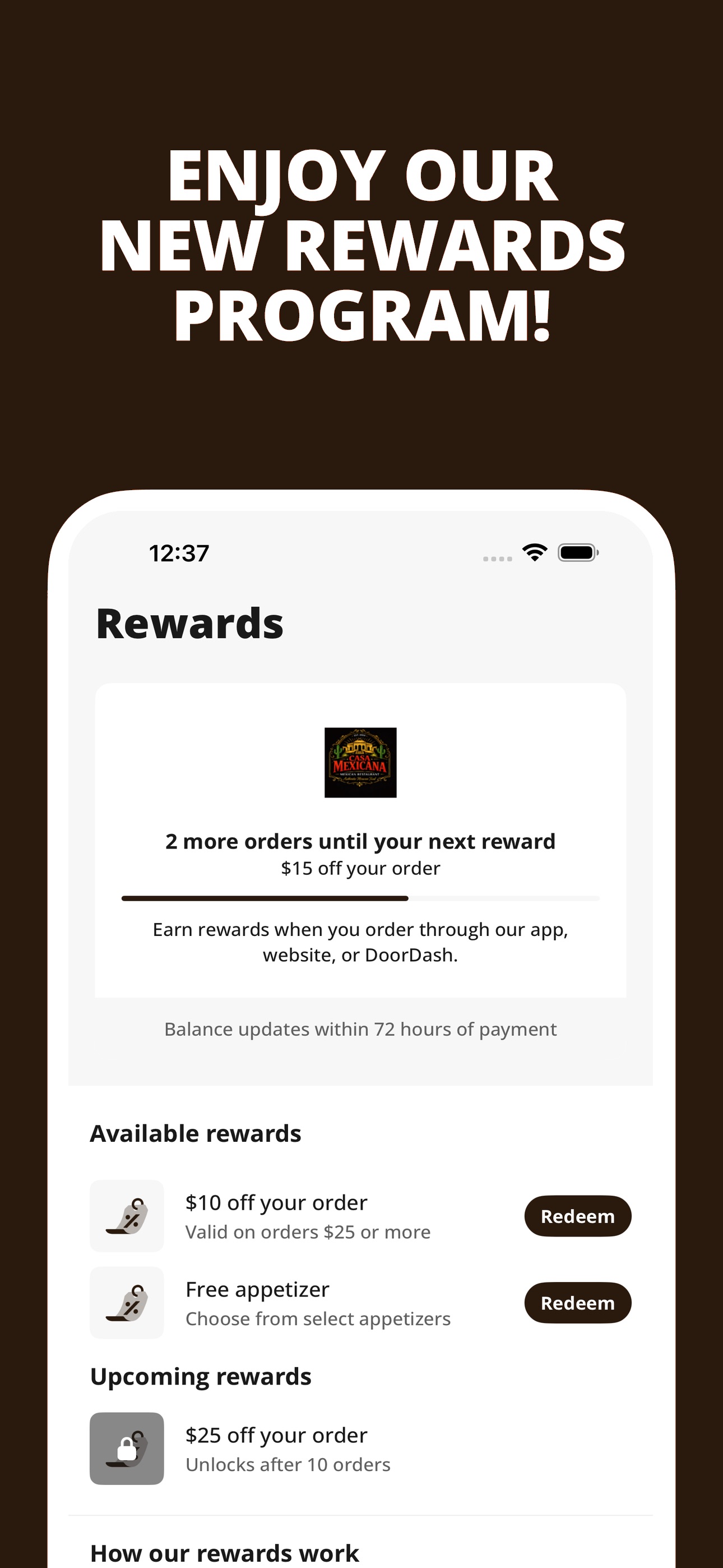 Screenshot 2 of Casa Mexicana App