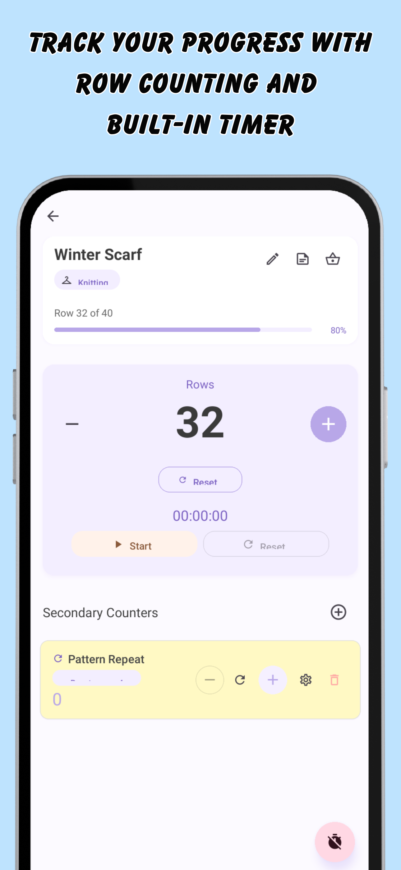 Crochet Row Counter Tracker