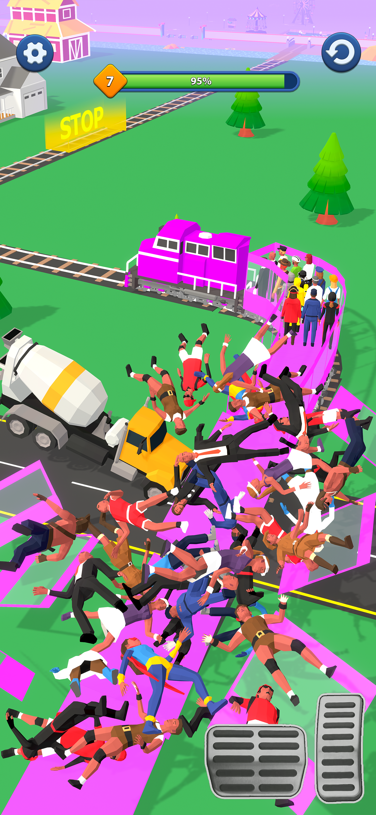Passenger Express Train Game screenshot 4
