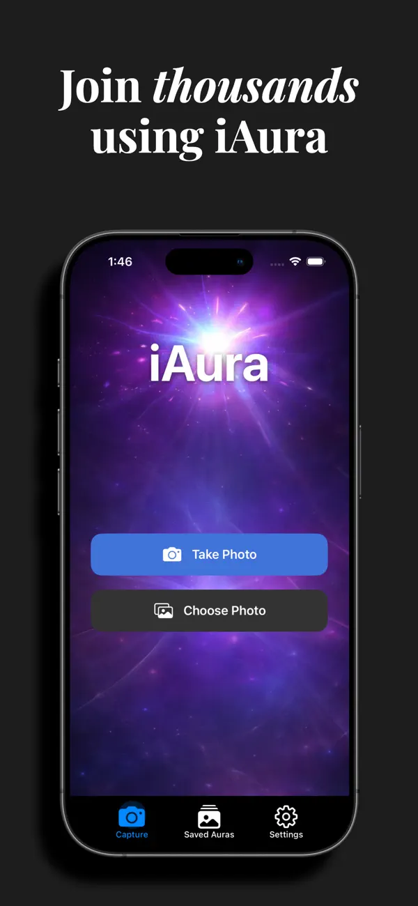 Screenshot #1 pour iAura aura energy mood reader