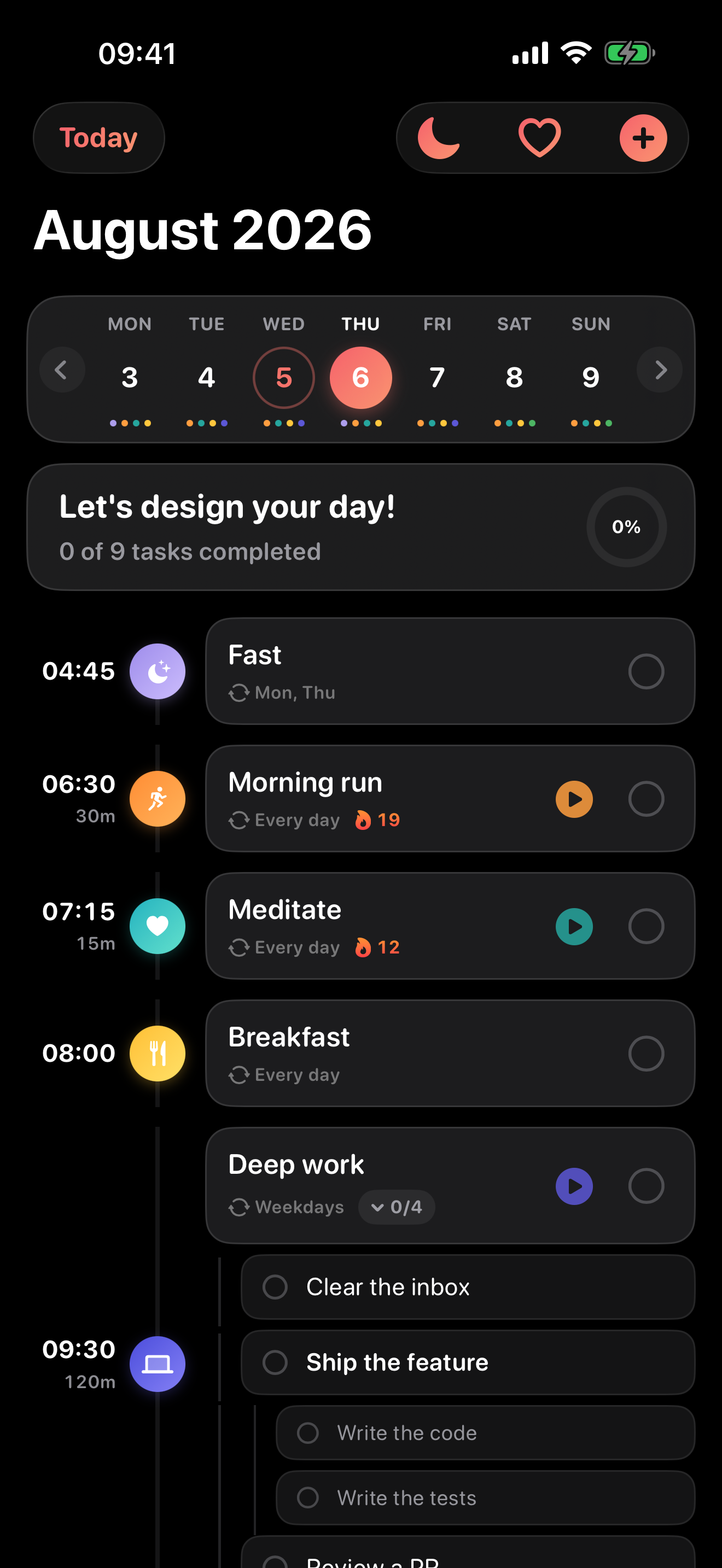 Dotty: Habit & Task Planner screenshot 4