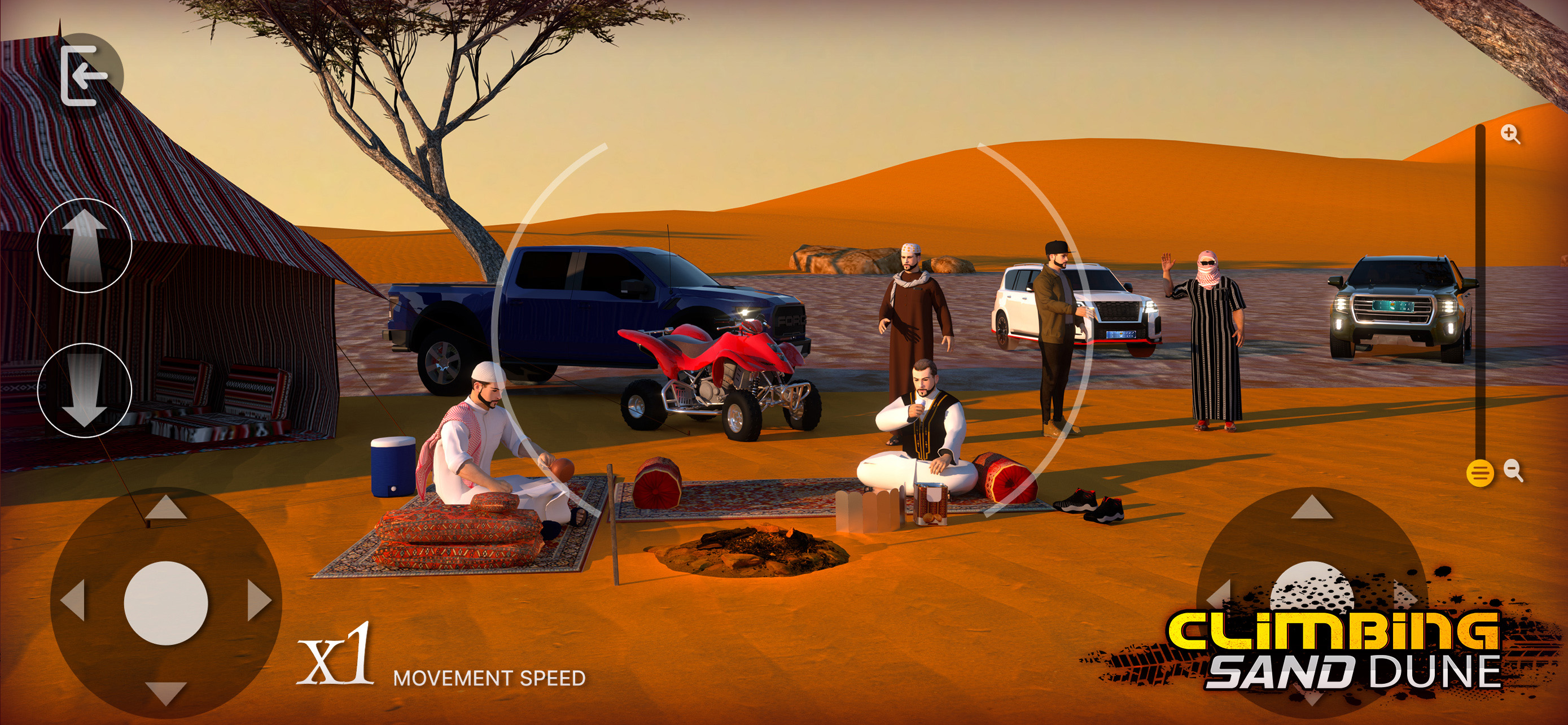 Climbing Sand Dune OFFROAD