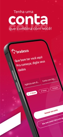 Banco Bradesco iPhone screenshot 1