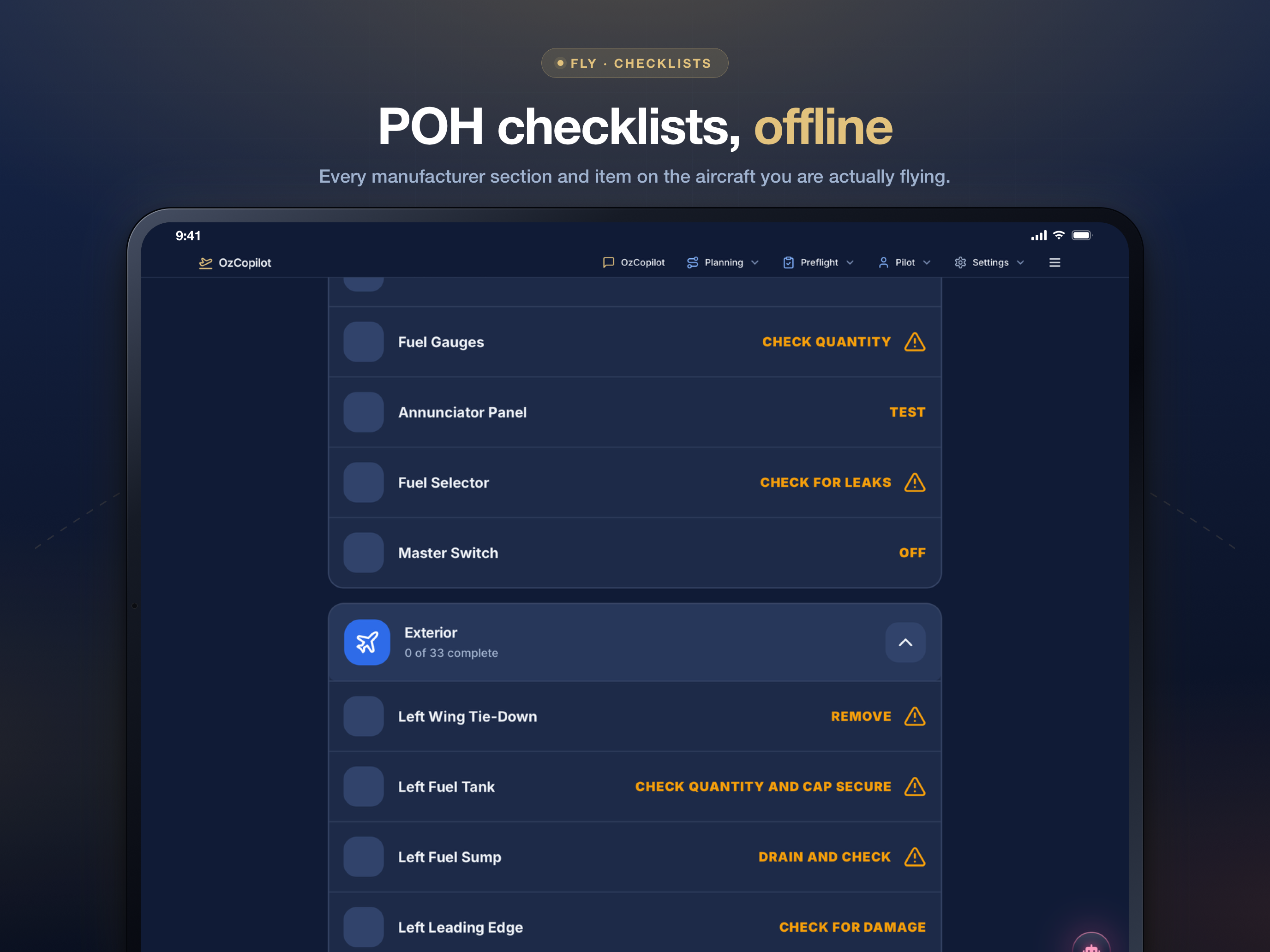 OzCopilot: Flight Companion screenshot 20