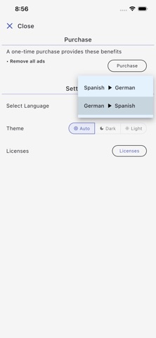 ScanEsDe: Spanish to German iPhone screenshot
