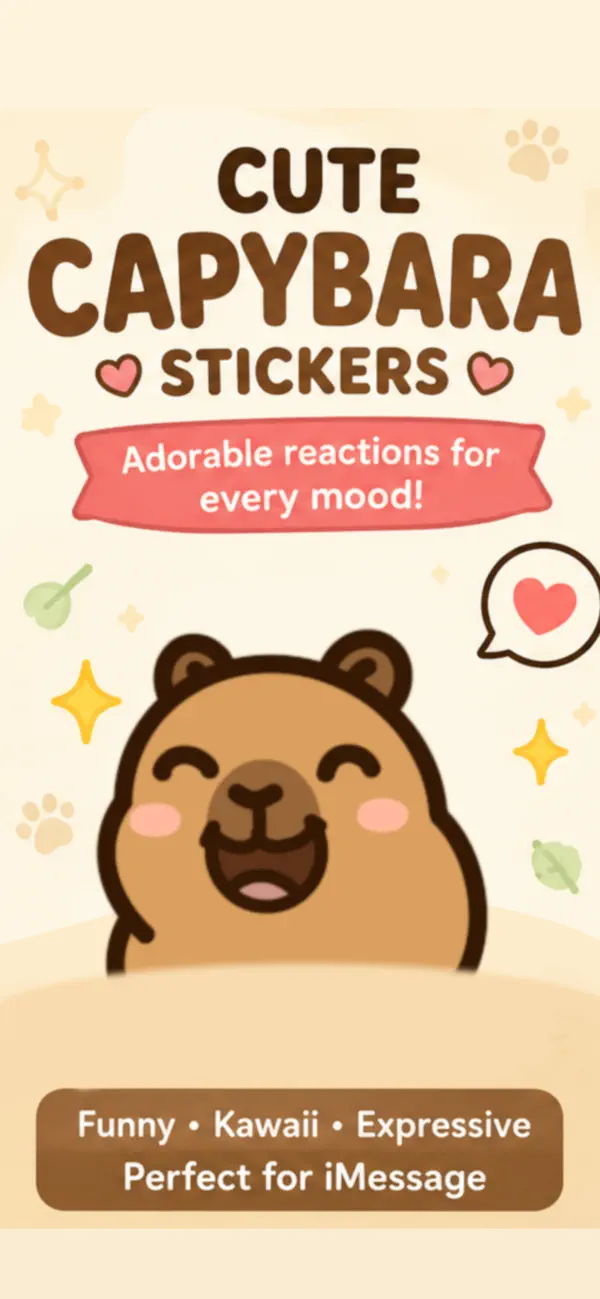 Screenshot #1 pour Capy-Moji Expressions