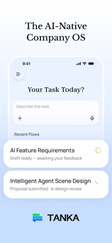 Tanka for AI-Native Companies iPhone screenshot