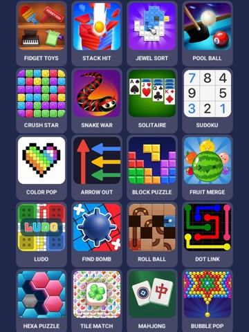 Mini Games : No Wifi Games iPad screenshot