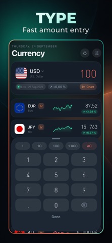 Capture d’écran 2 — Currency Converter - Voyage — iPhone