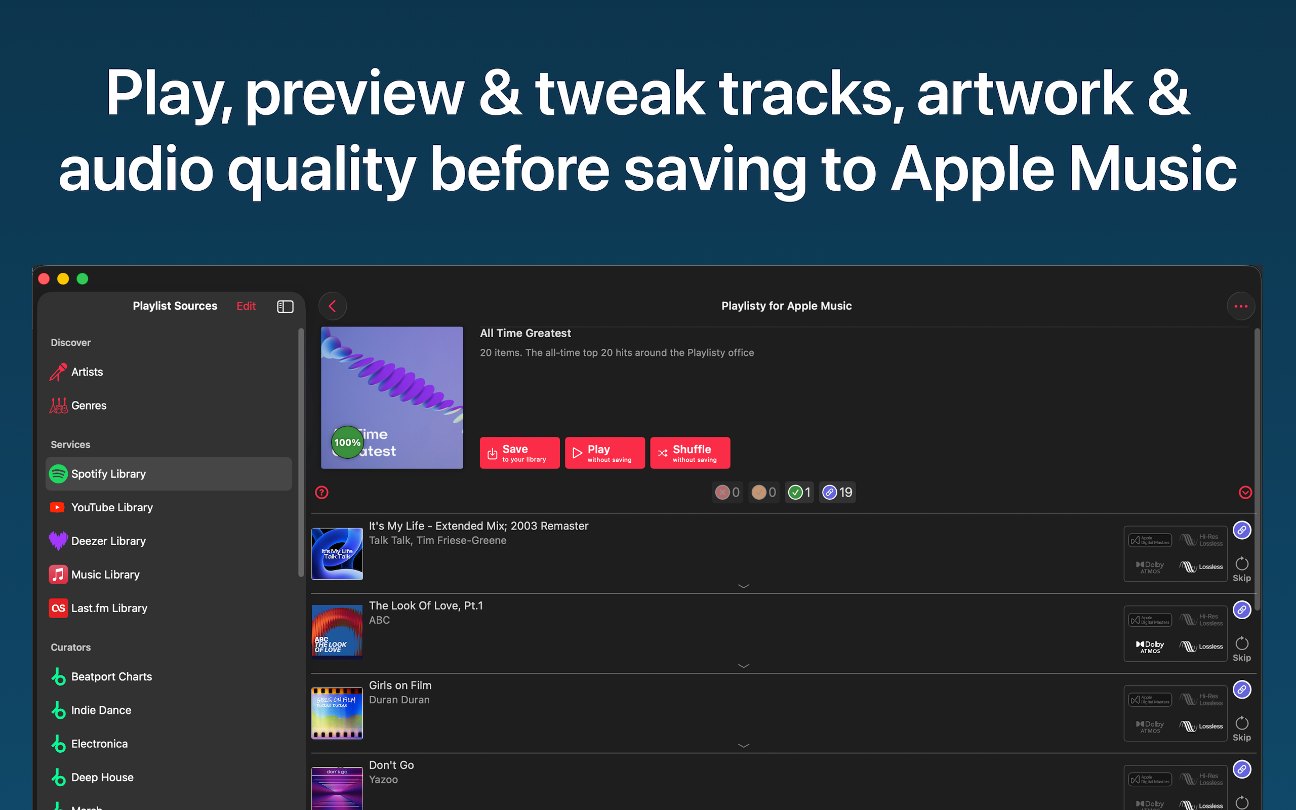 Playlisty for Apple Music screenshot 14
