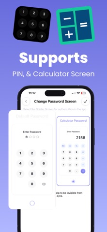 vCalc: Hidden & Secure Folder iPhone screenshot