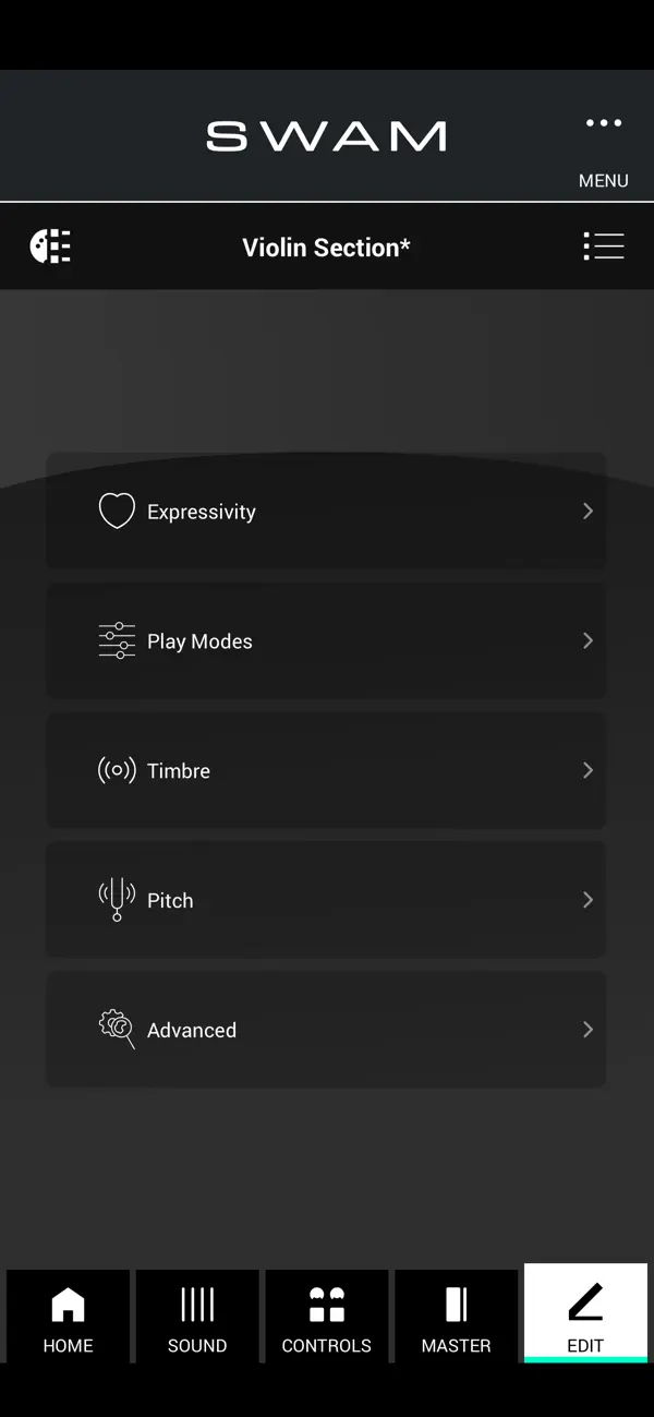 #5. SWAM Violin Section (iOS) di: Audio Modeling