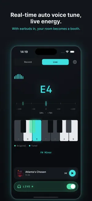 Makuhari-Tune: Auto Voice Tune screenshot 3