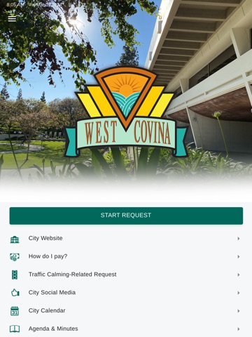 West Covina Report an Issue iPad screenshot