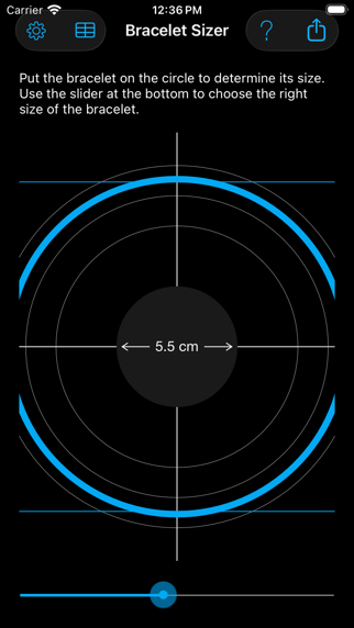 Bracelet Sizer iPhone screenshot 6 - Utilities app